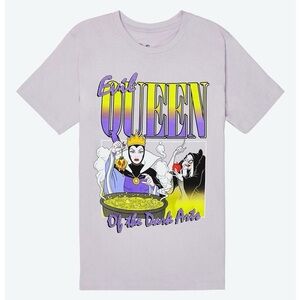 Disney Box Lunch Purple Villains Evil Queen Short Sleeve Tee Size S